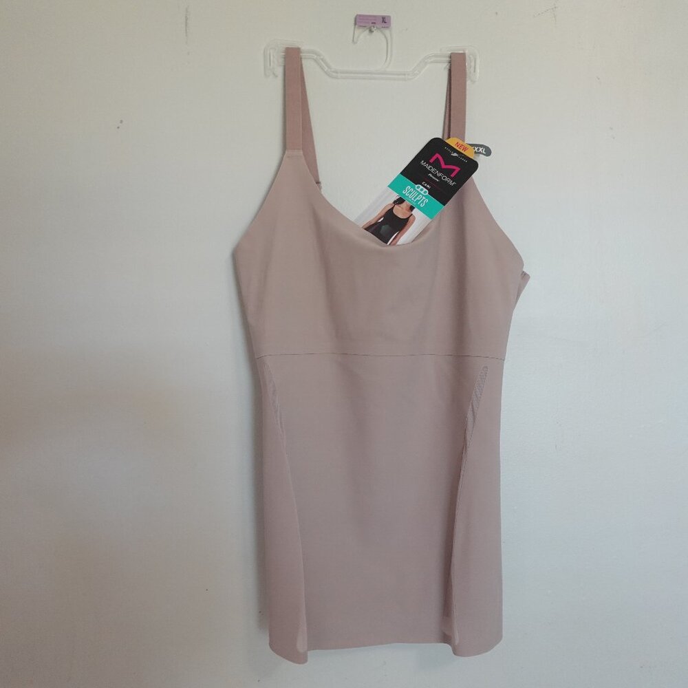 Maidenform Flexees Cami Sculpts Cool Comfort size‎ 3XL Brown New w/ tags
